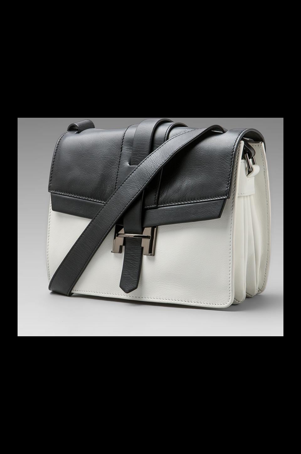 Halston Heritage Short Shoulder Bag in Black & White REVOLVE