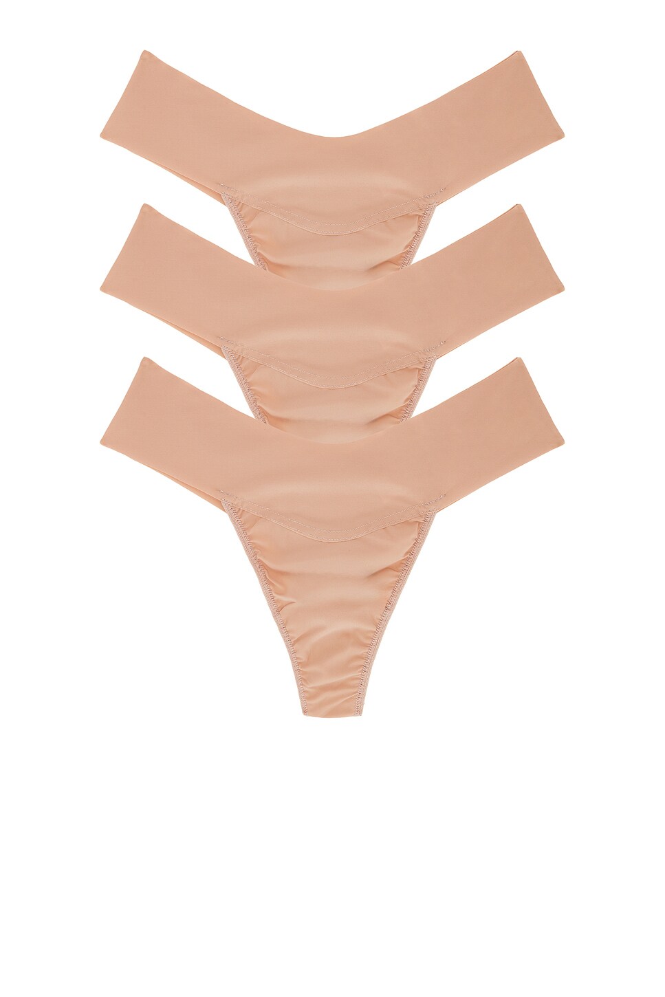Natural Rise Thongs 3 Pack