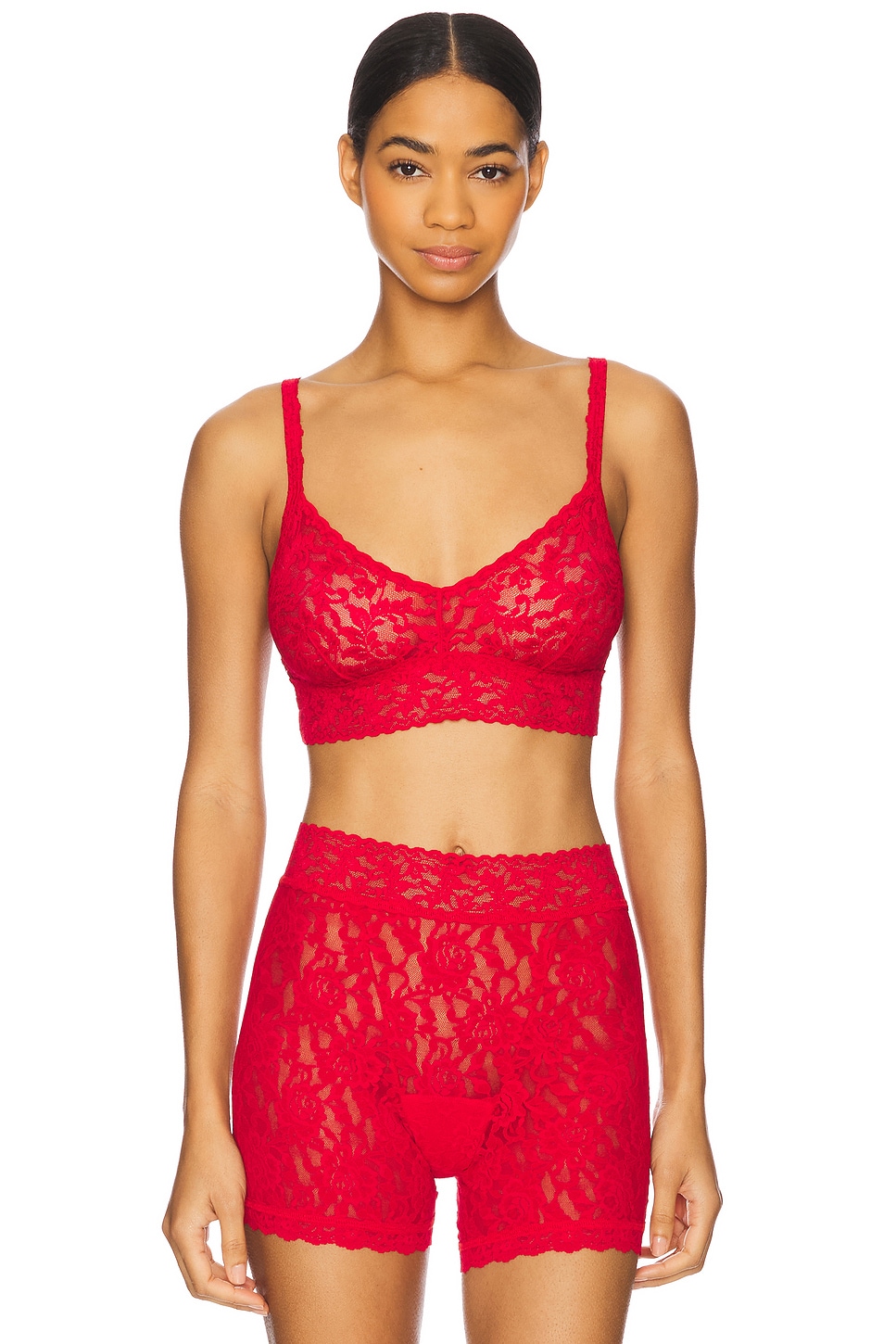 V-Neck Retro Bralette - Thumbnail 1