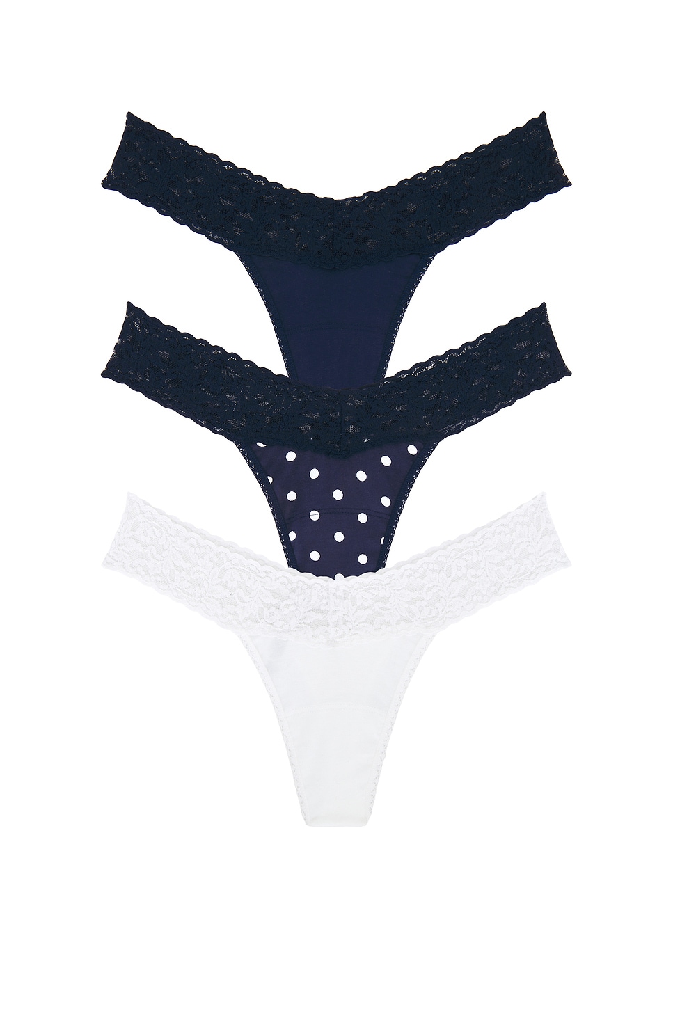 3 Low Rise Thongs - Thumbnail 1