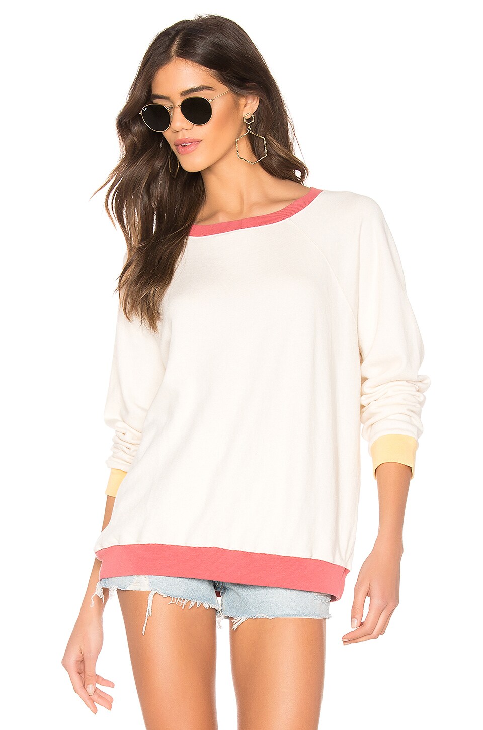 monrow raglan sweatshirt