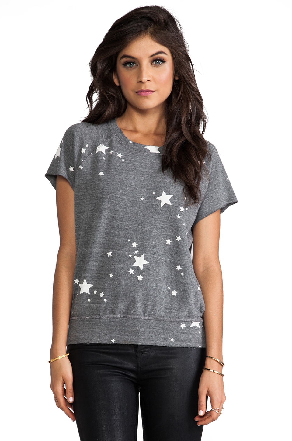 monrow star sweatshirt