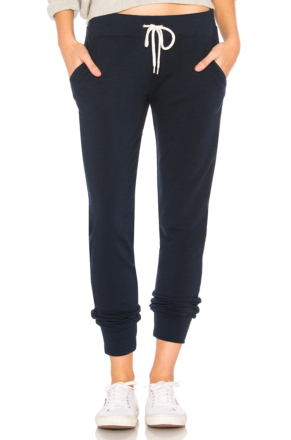 MONROW Supersoft Sporty Sweatpant in Blue Steel | REVOLVE