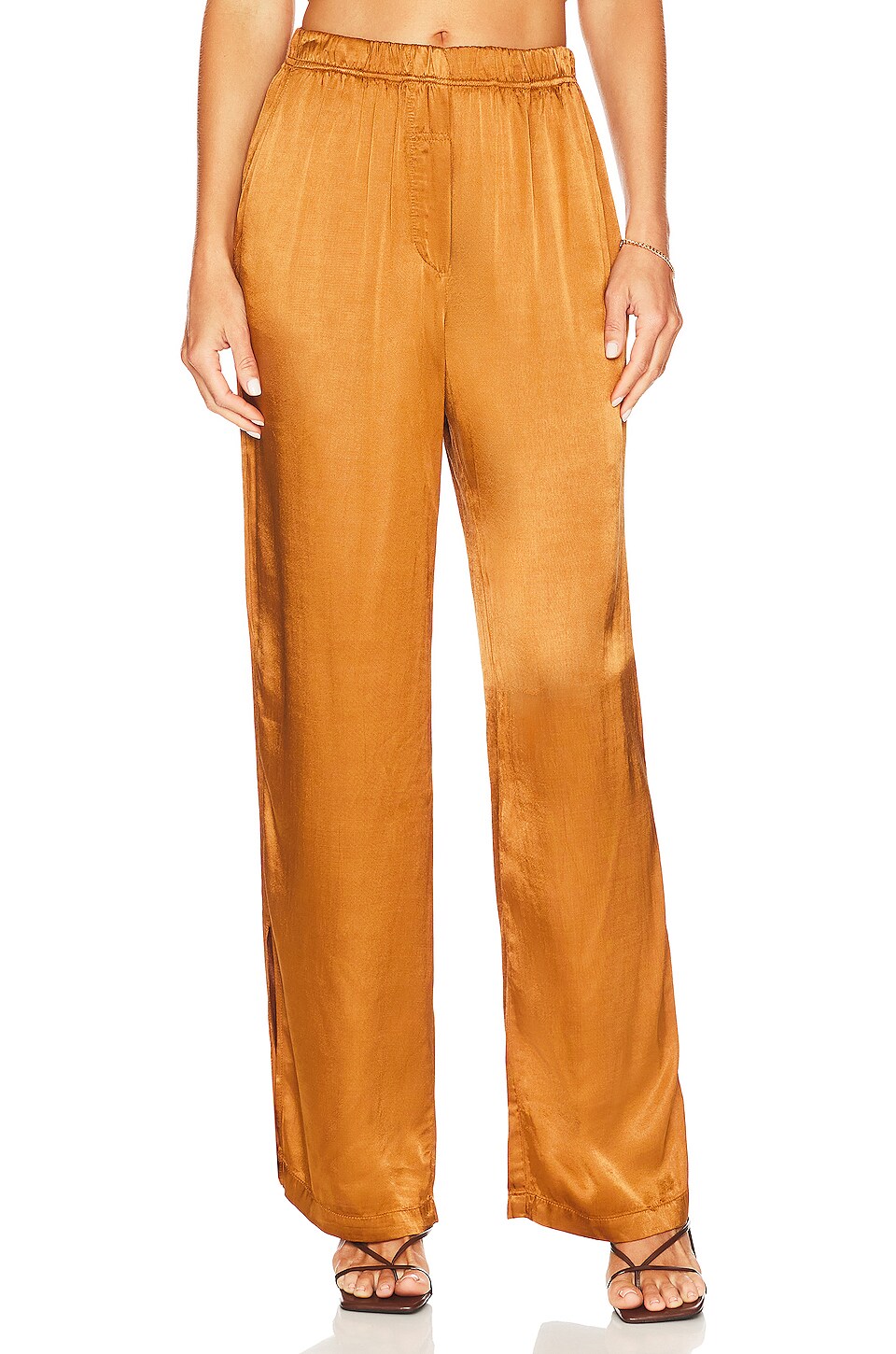 Wilson Silky Pant, Brown main image 1
