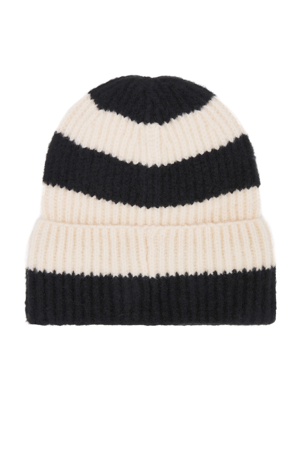 Hat Attack Stripe Beanie in Black & Ivory | REVOLVE