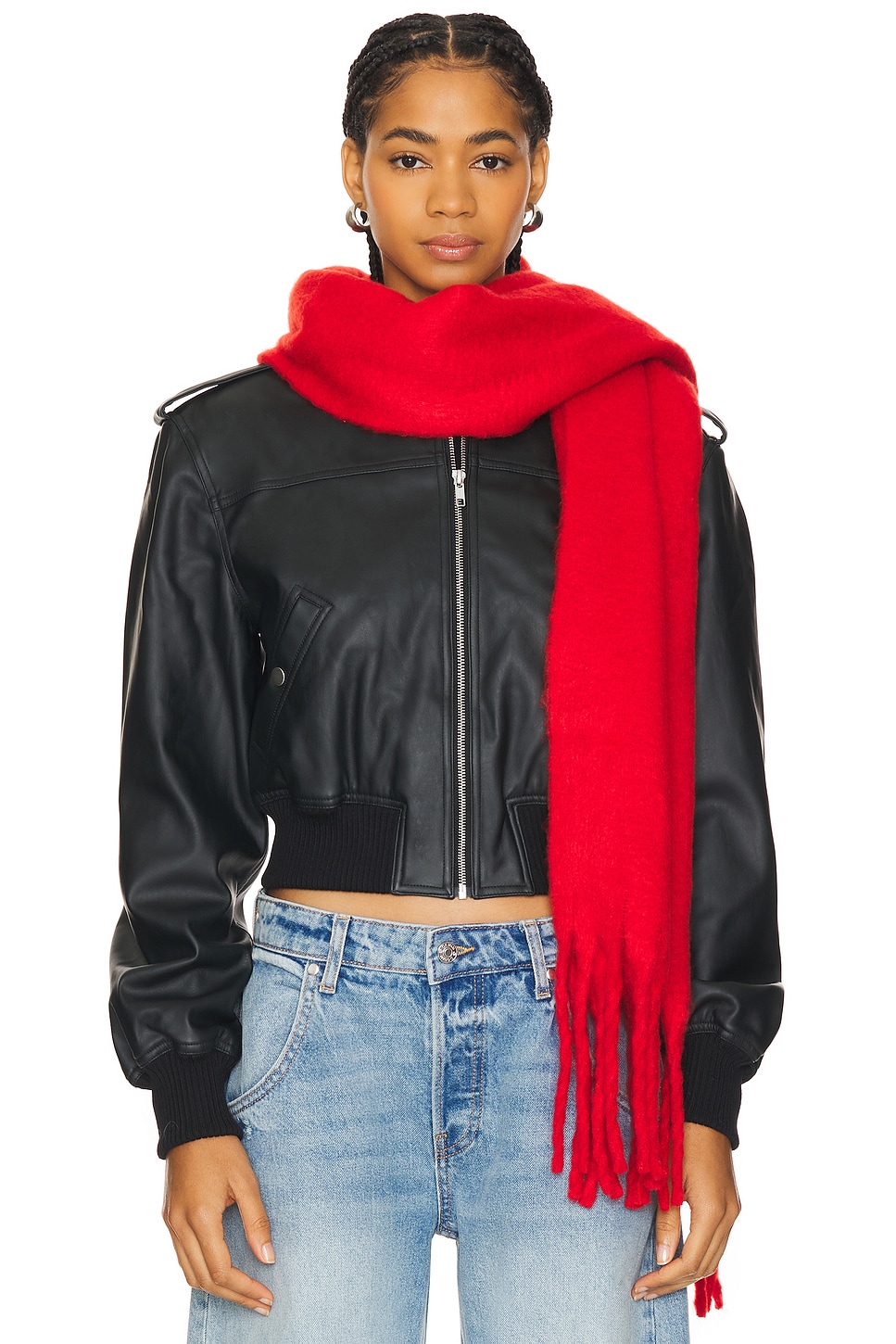 Chic Solid Scarf - Thumbnail 3