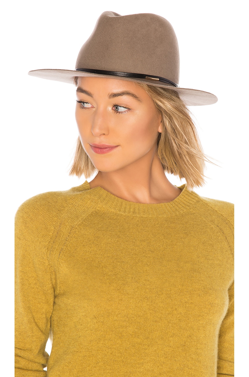 Hat Attack Bella Felt Hat in Taupe | REVOLVE