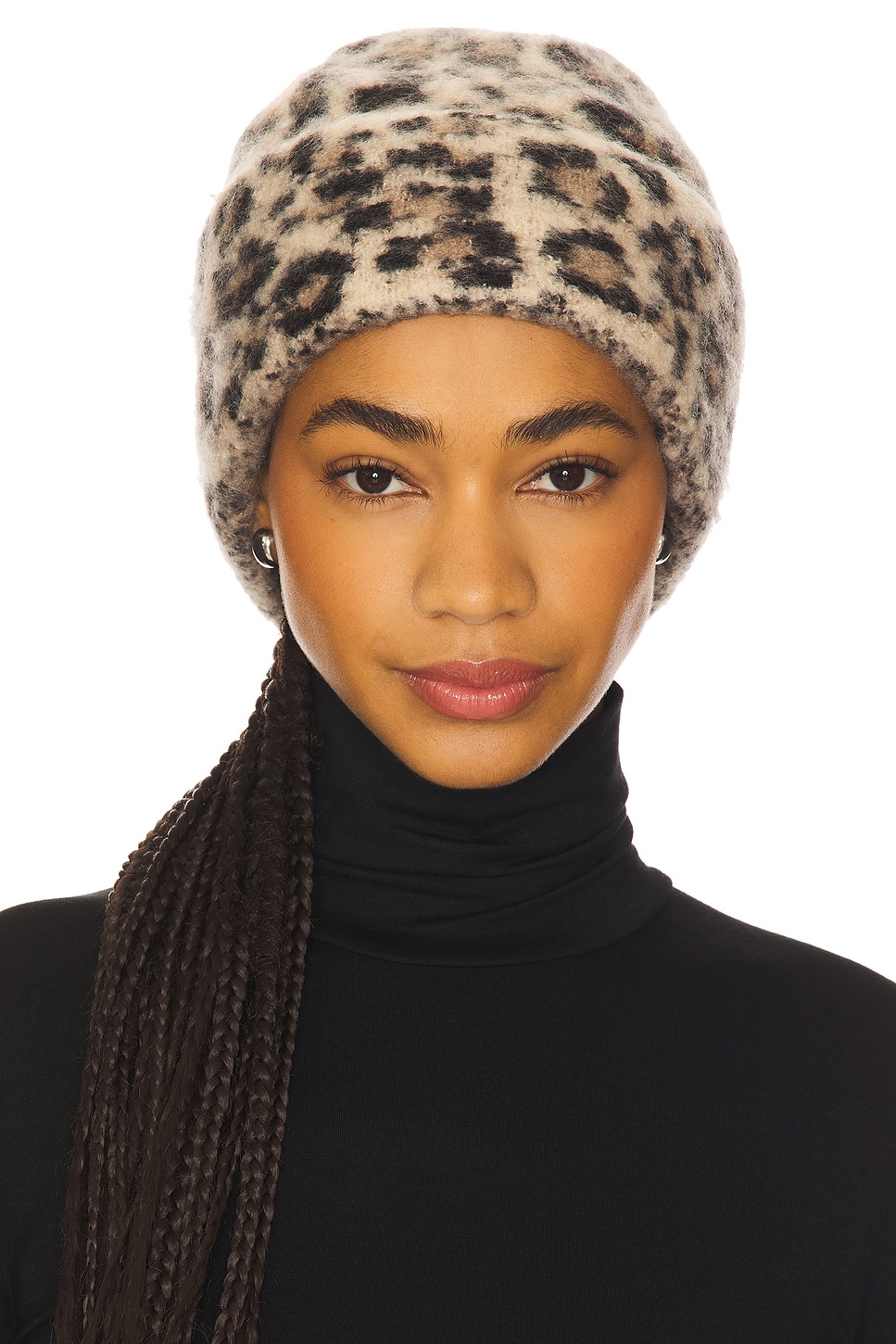 Hat Attack Leopard Beanie in Multi | REVOLVE display picture 2