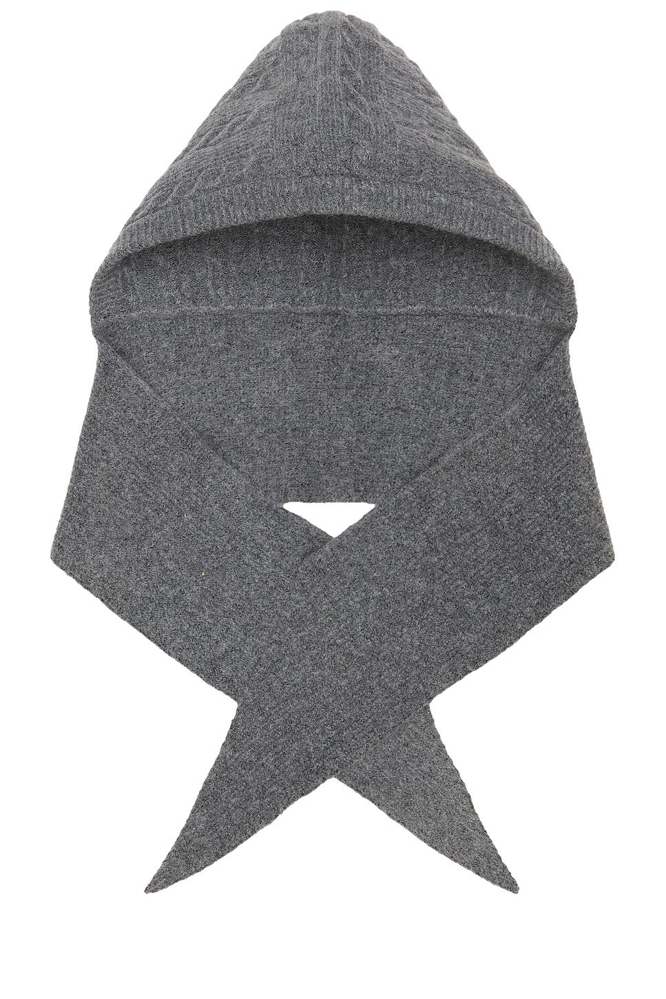 Cable Hooded Scarf - thumbnail 3