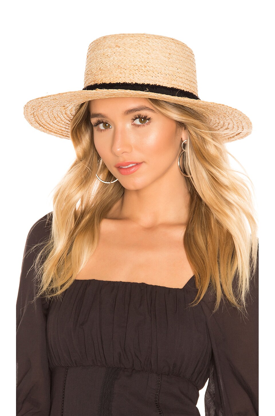 Hat Attack Classic Boater Hat in 