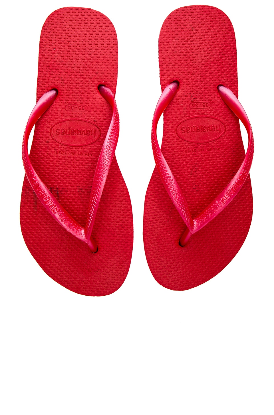 cheap red flip flops