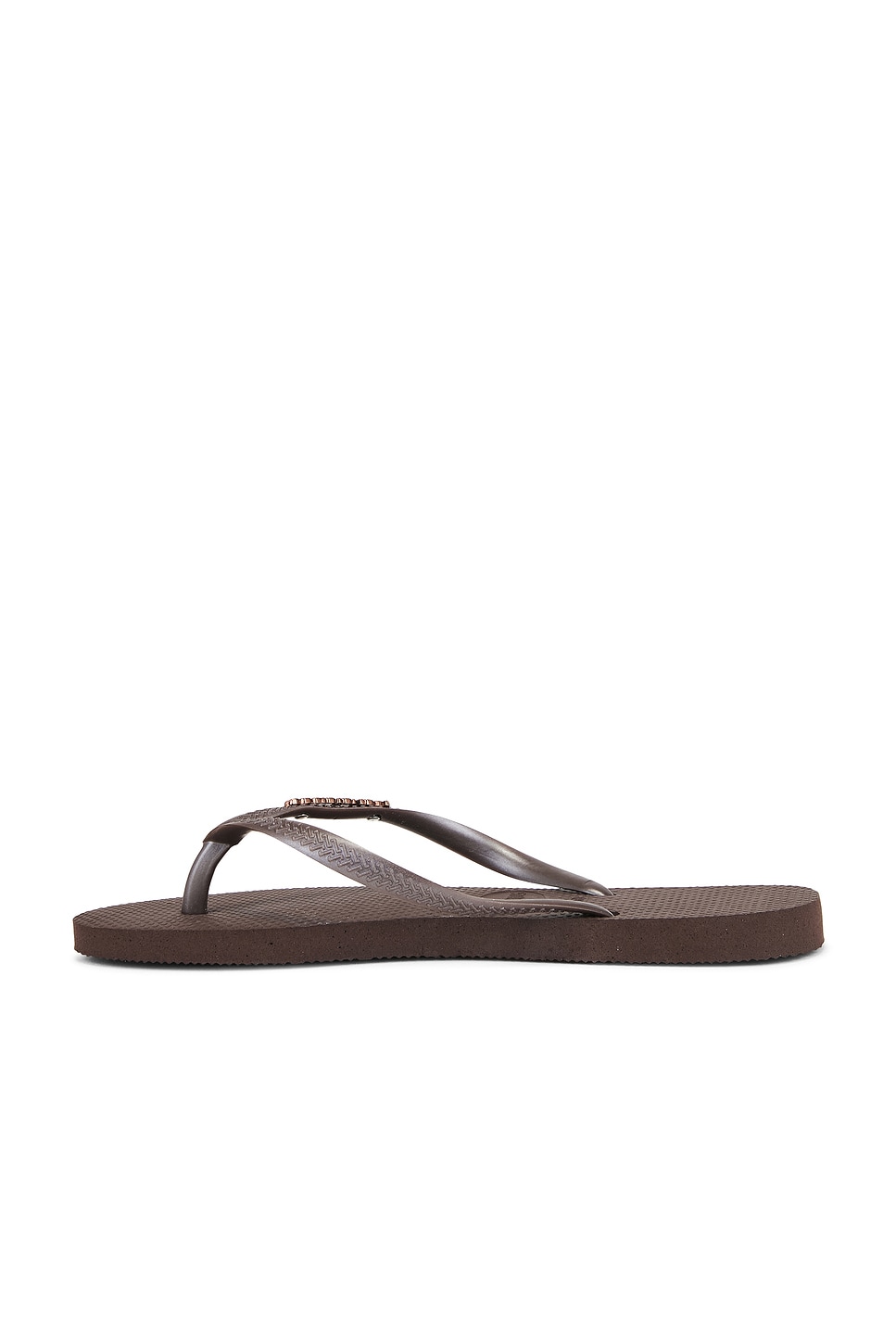 Slim Logo Metallic Sandal