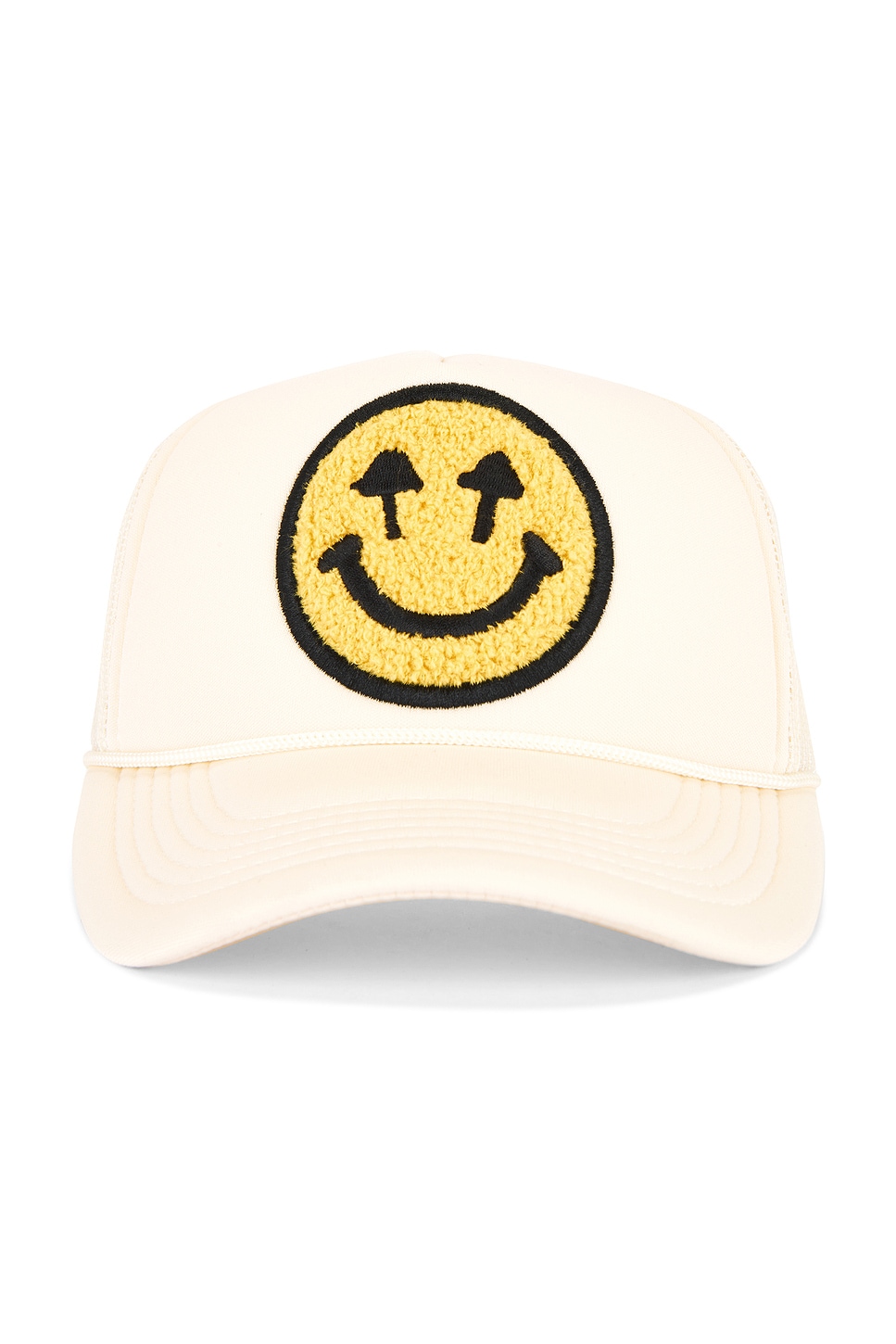 Happy Caps Double Blind Trucker Hat in Tan | REVOLVE display picture 1