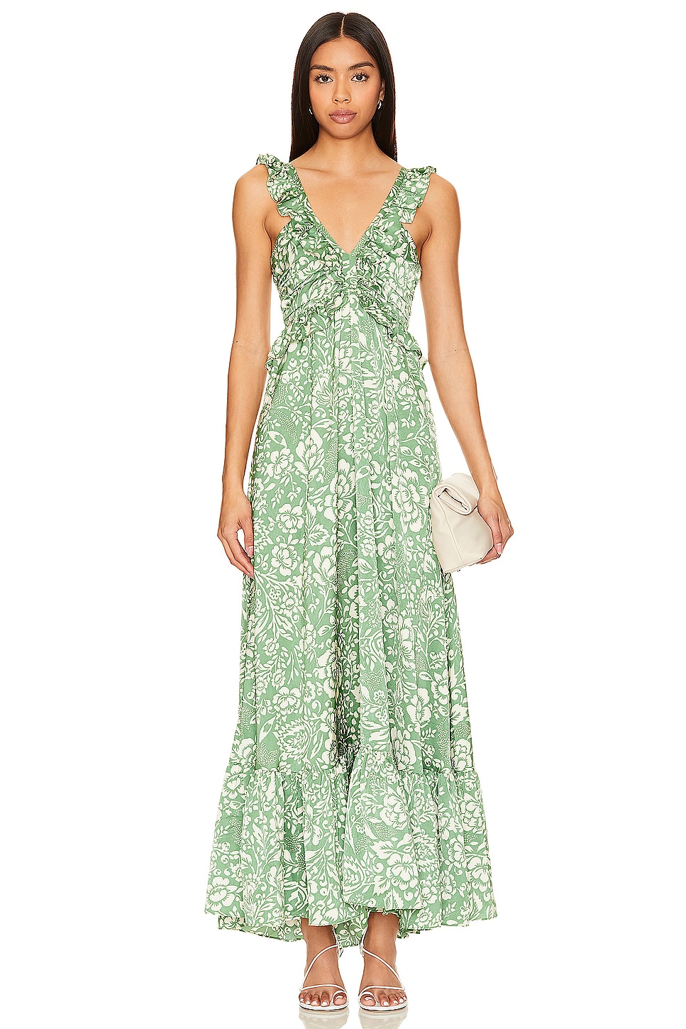 HEARTLOOM Galeta Dress in Verde | REVOLVE