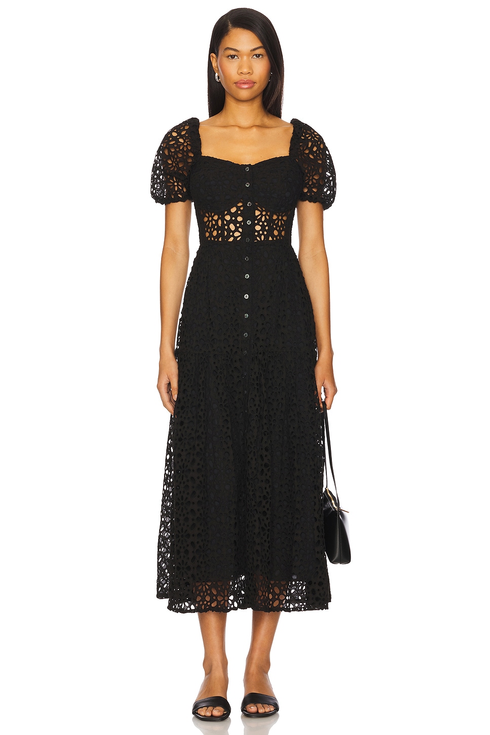 HEARTLOOM Sarella Dress in Black | REVOLVE