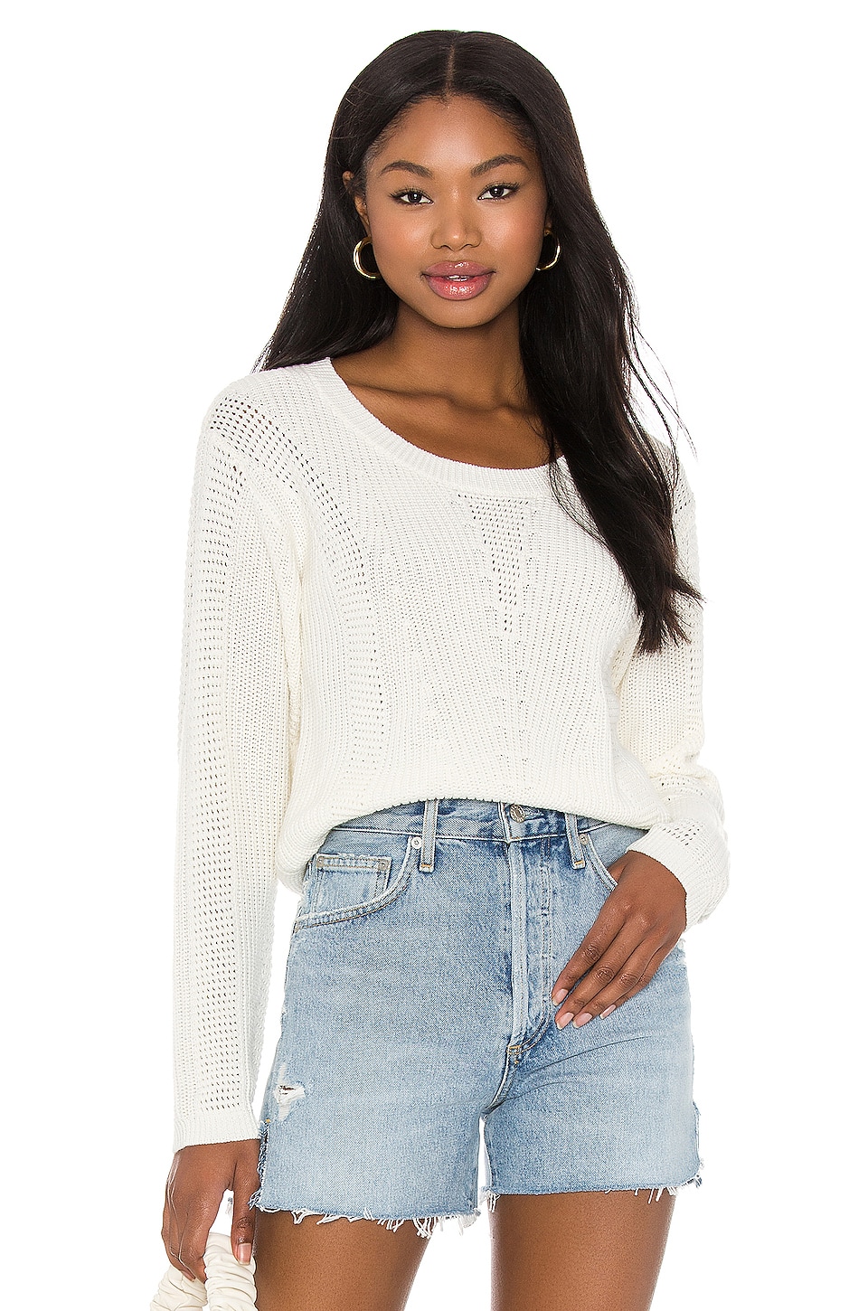 HEARTLOOM Elke Sweater in Ivory | REVOLVE