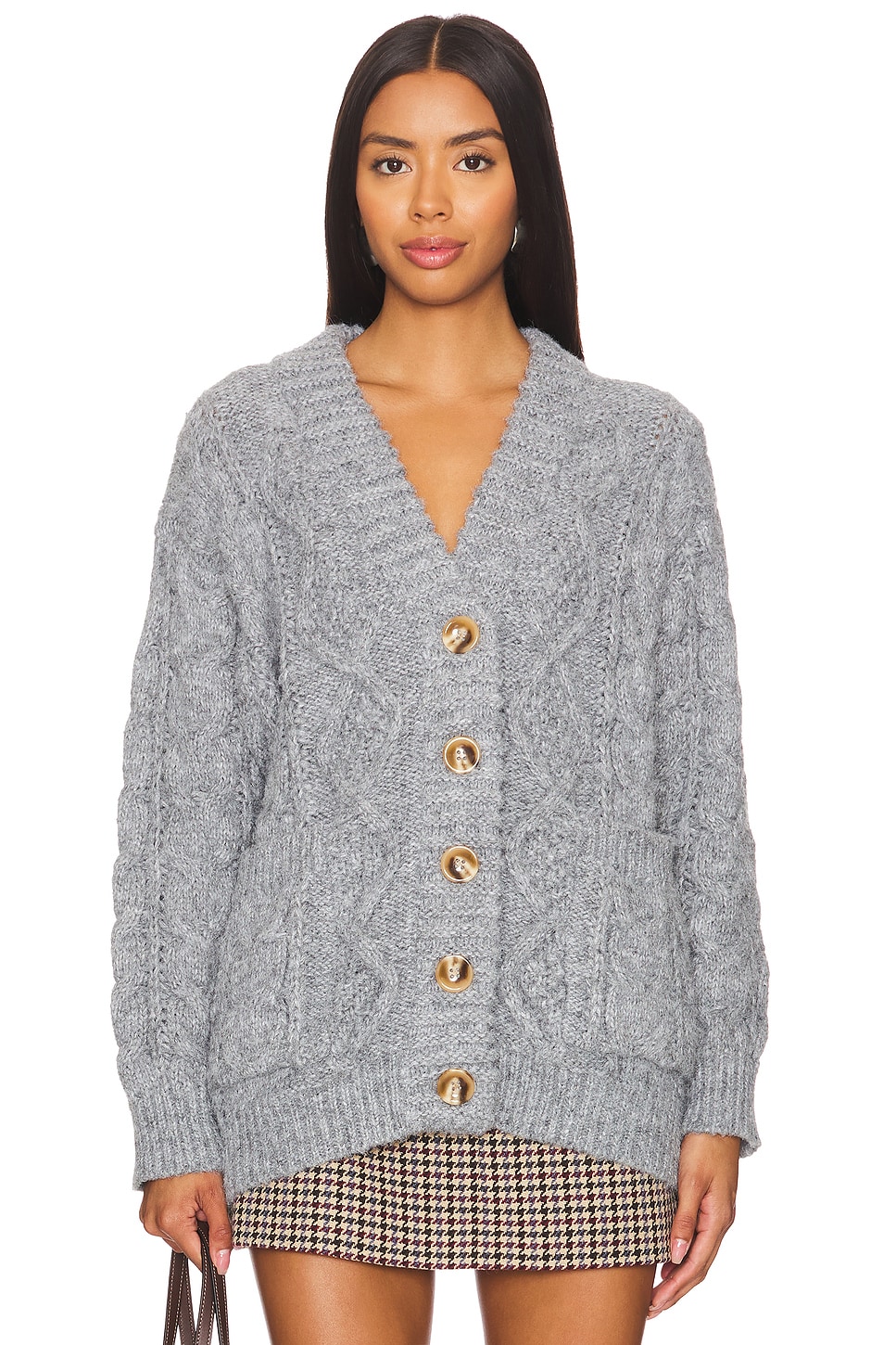 HEARTLOOM Olea Cardigan in Heather | REVOLVE