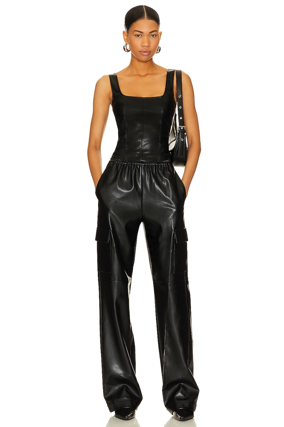 Dante Faux Leather Tank