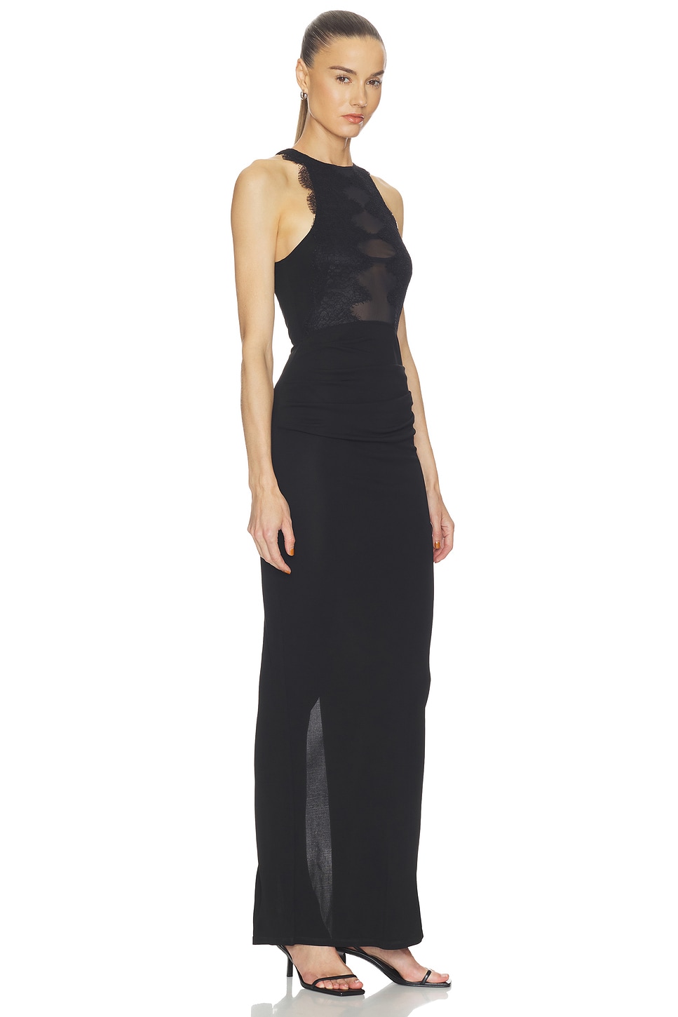 Wave Lace Evening Dress - thumbnail 3