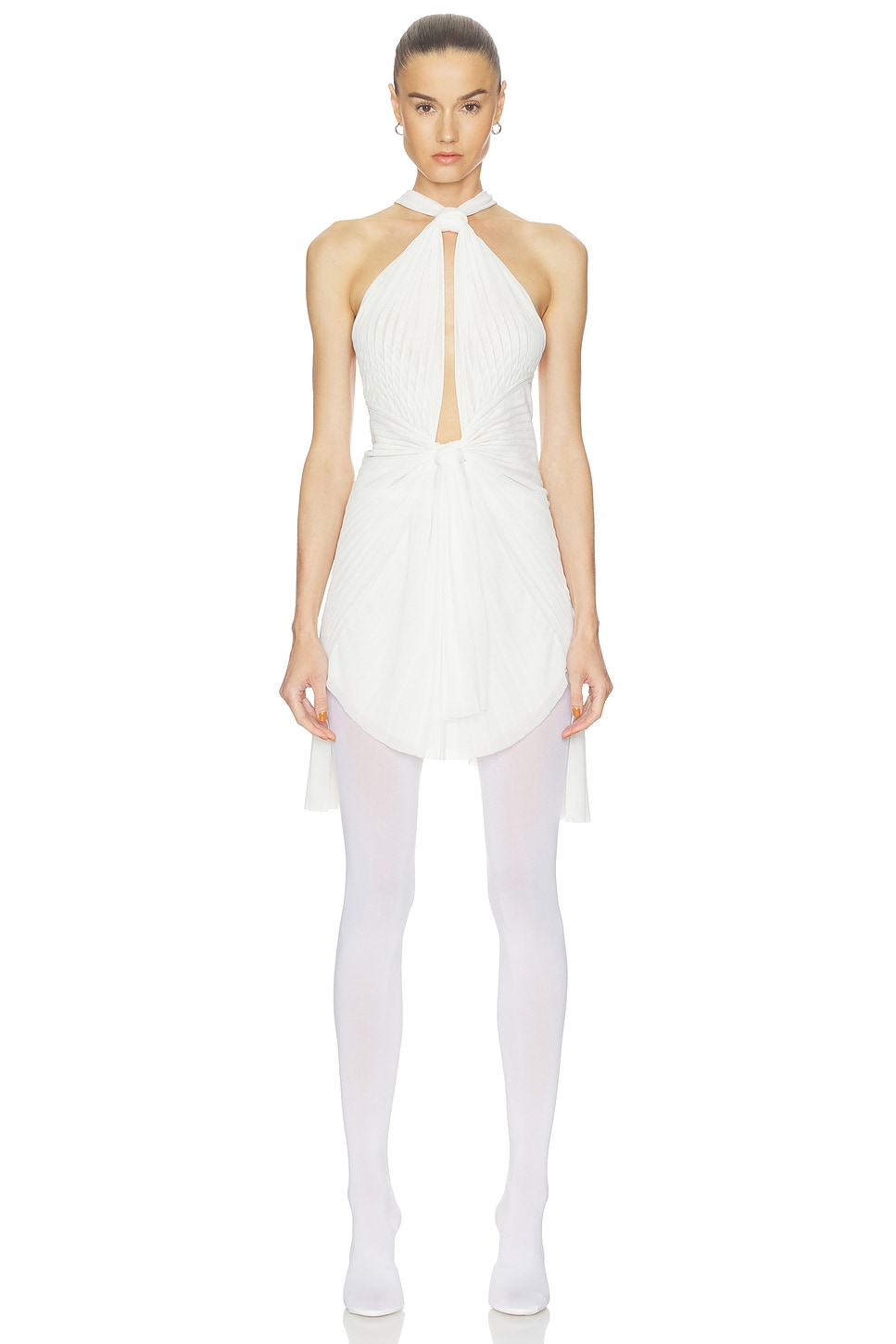 Pleated Drape Dress - thumbnail 2