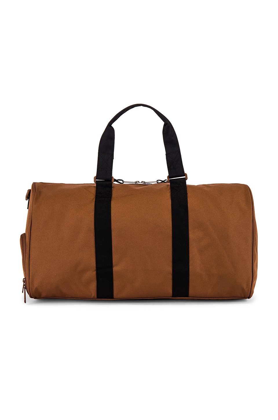 Herschel Supply Co. Novel Mid Volume 33L Duffle in Saddle Brown & Black REVOLVE