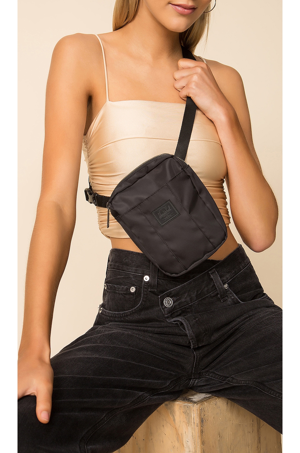 view 1 of 2 Cruz 0.5L Crossbody in Black