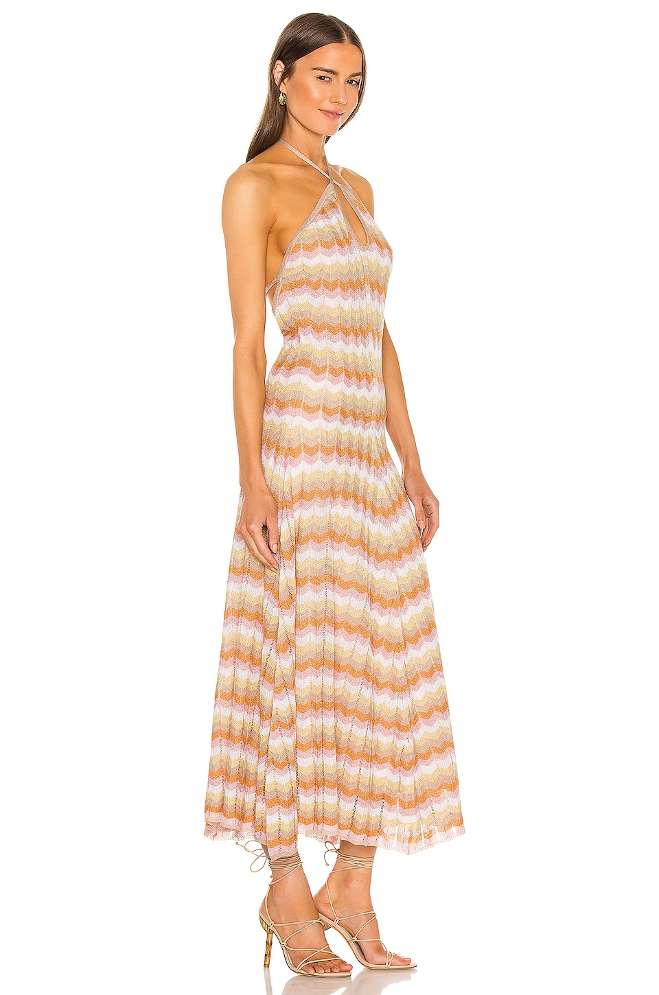 Hansen + Gretel Pandora Dress in Sunset Ripple | REVOLVE