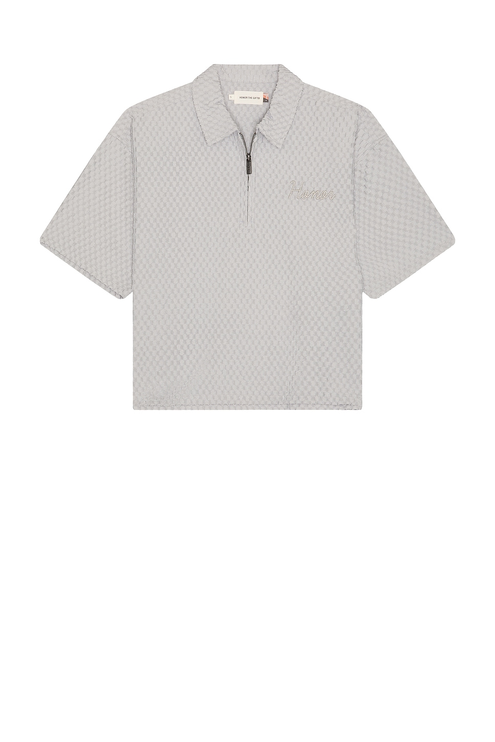 ★GLOWNY★ HERITAGE POLO DRESS MELANGE GRAY GY24BOP004MG HERITAGE POLO DRESS (MELANGE GRAY) - GLOWNY