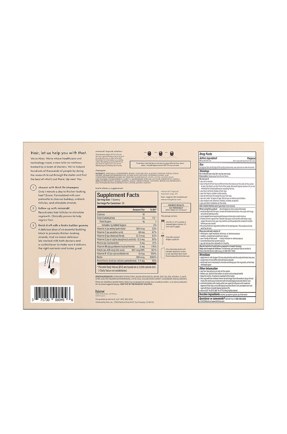 hims SYSTÈME FIXANT CHEVEUX THICK FIX TOTAL HAIR SYSTEM