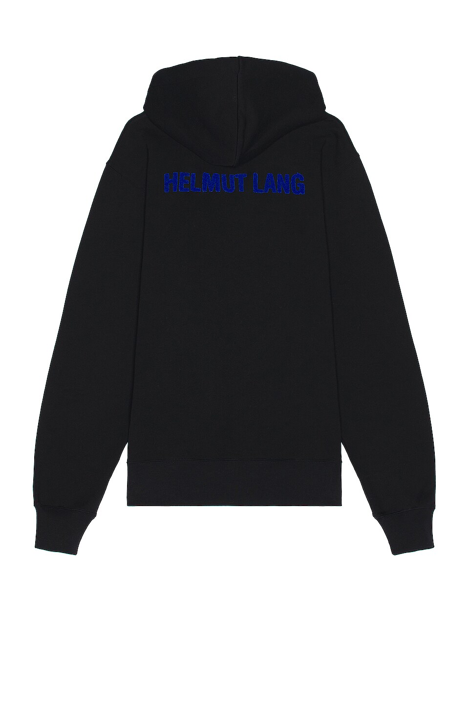 Helmut Lang Flocked Hoodie in Black