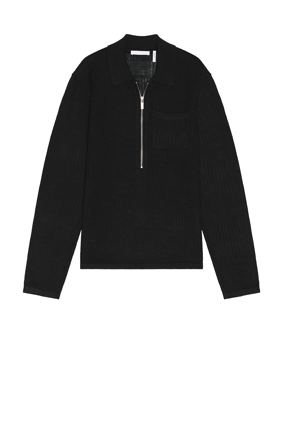 Long Sleeve Zip Polo - Thumbnail 1