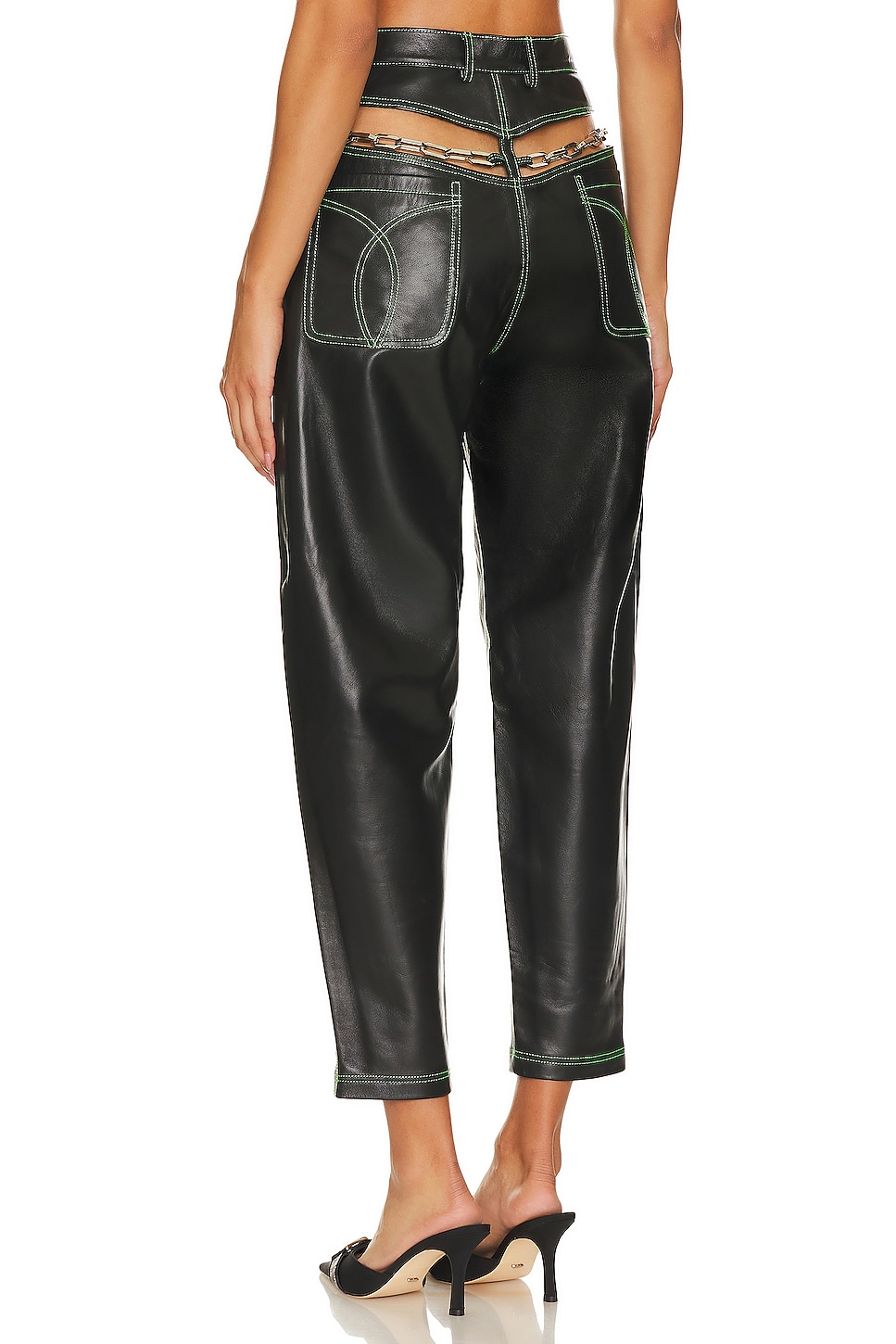 Hardware LDN Booty Babe Leather Trousers in Black