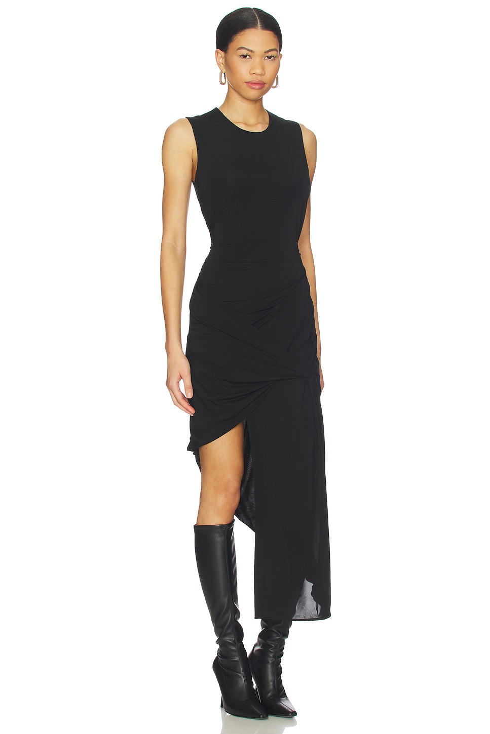 Twist Drape Dress - thumbnail 3