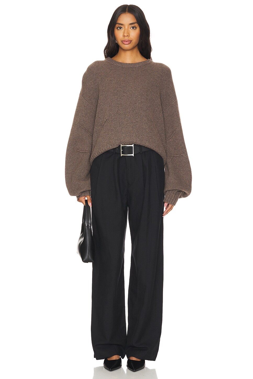 Helmut Lang Rib-Knit Wool Distressed Sweater | Saks Fifth Avenue