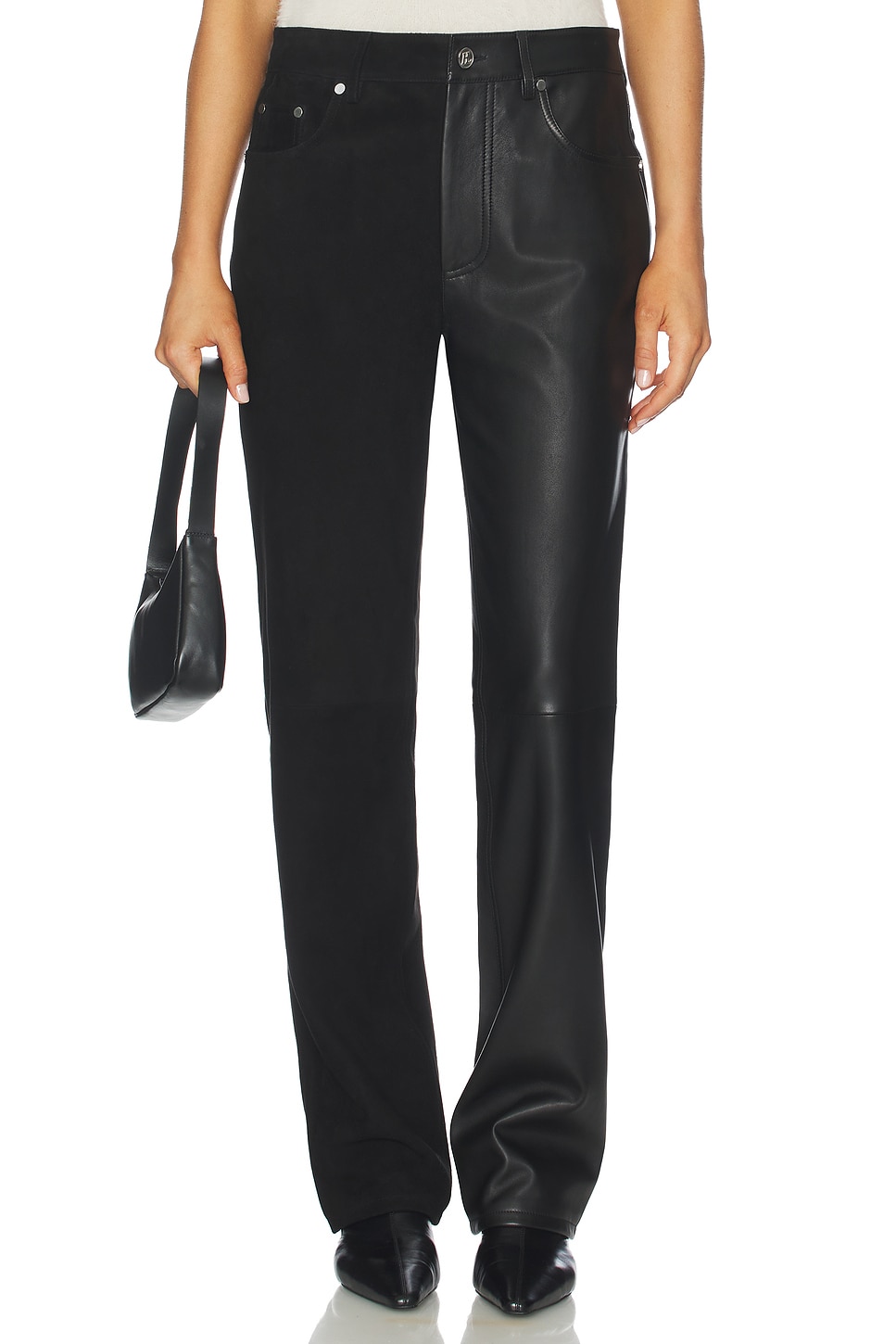 Helmut Lang 切り替えデザインのパンツ - Black | REVOLVE