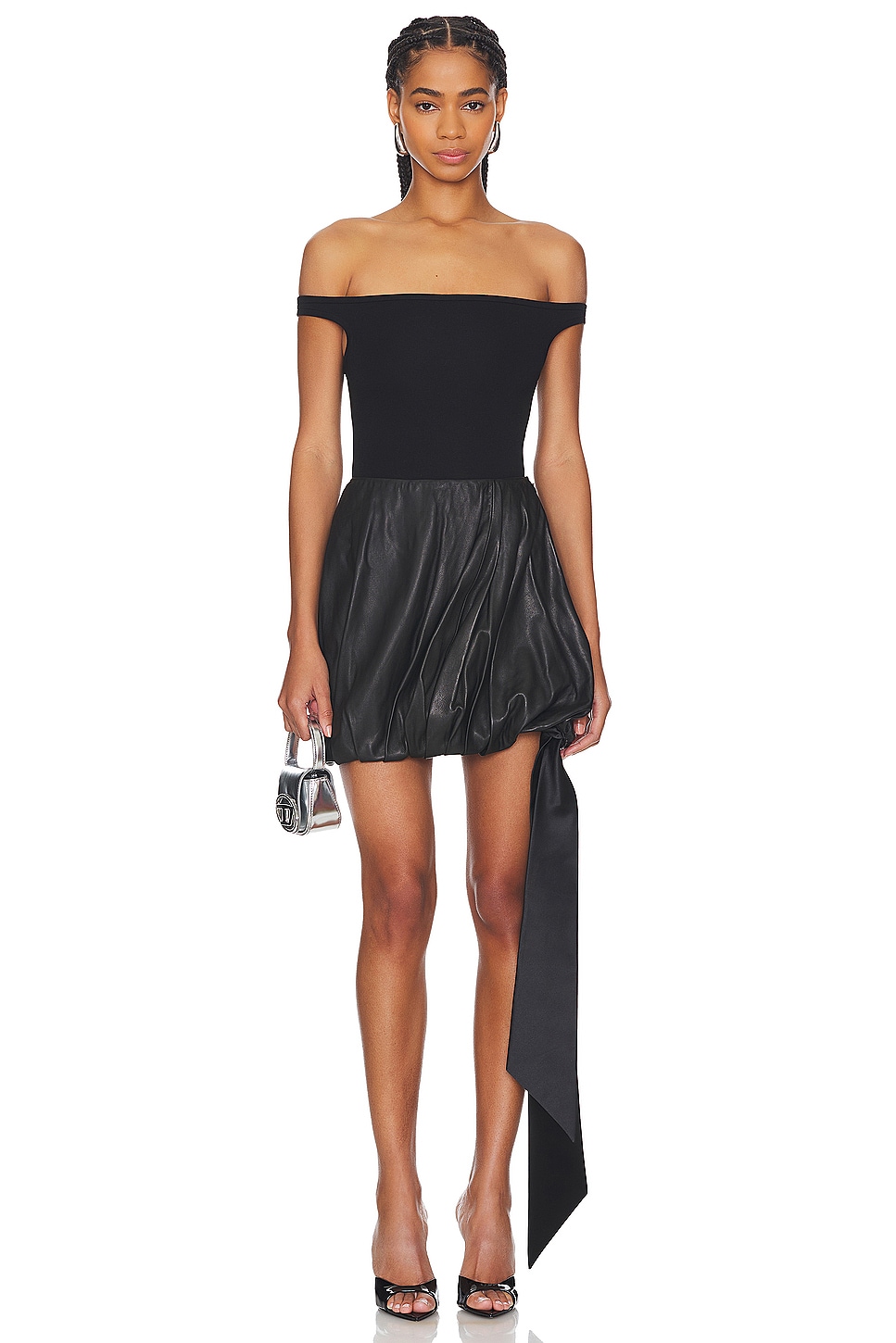 Helmut Lang - Leather Bubble Skirt | Plush