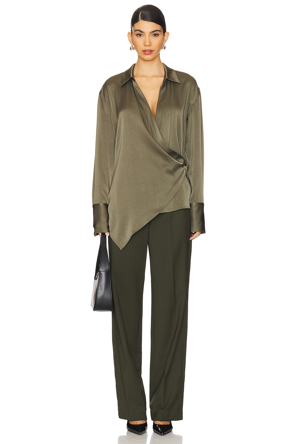 Helmut Lang Relax Wrap Top thumbnail