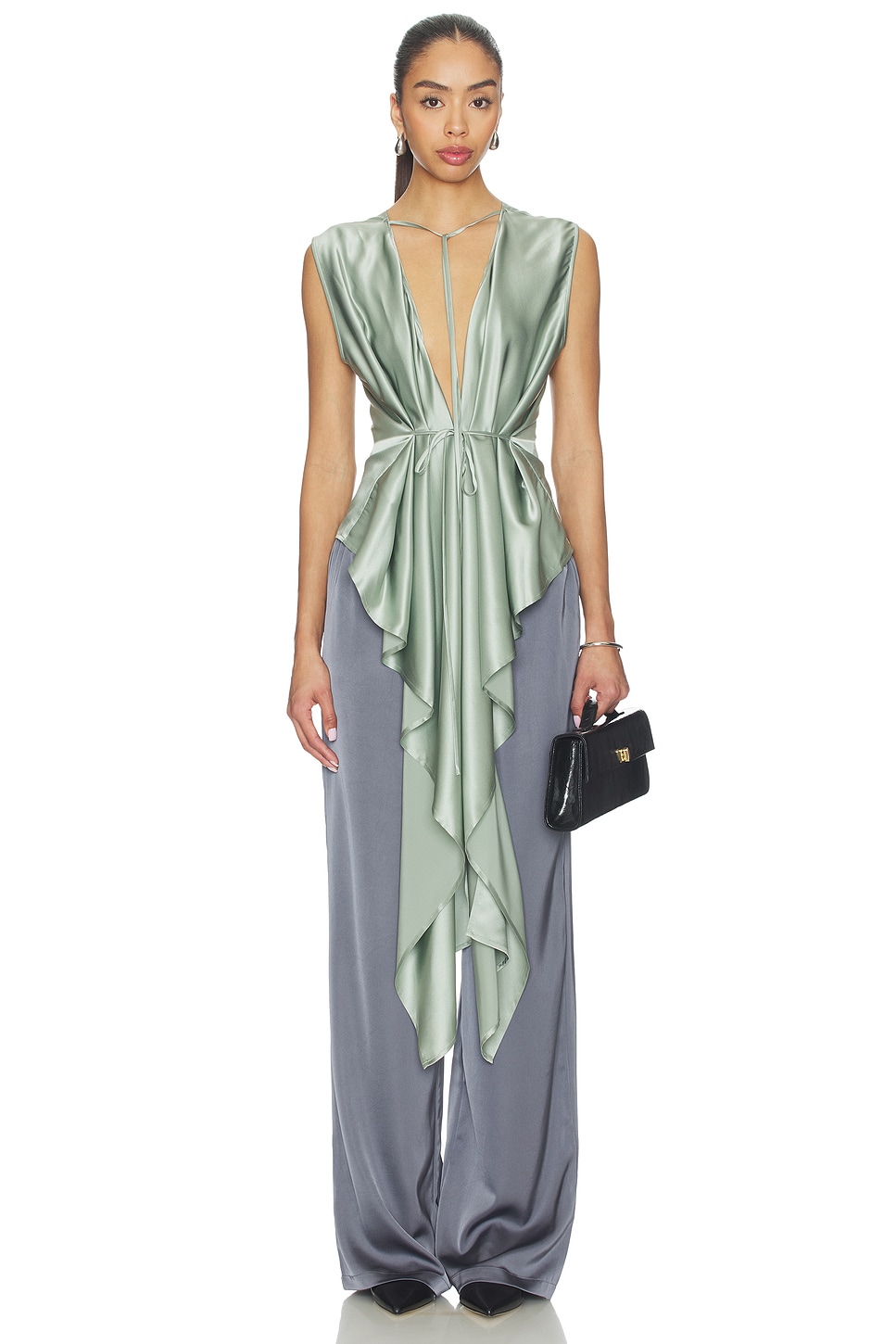 Scarf Drape Top