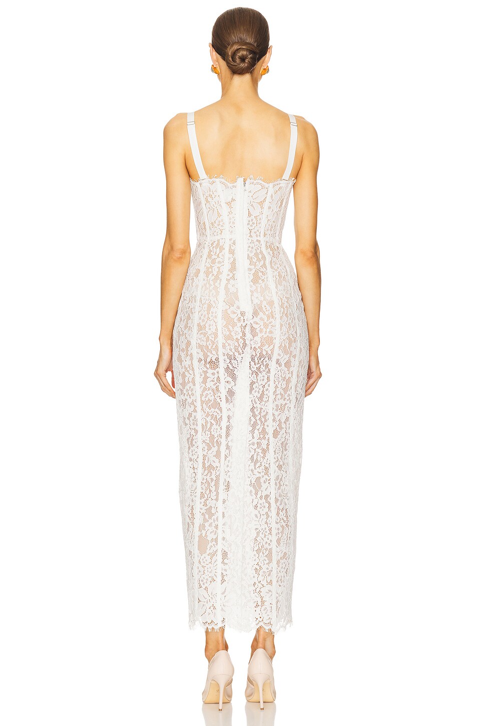 The Lace Column Dress