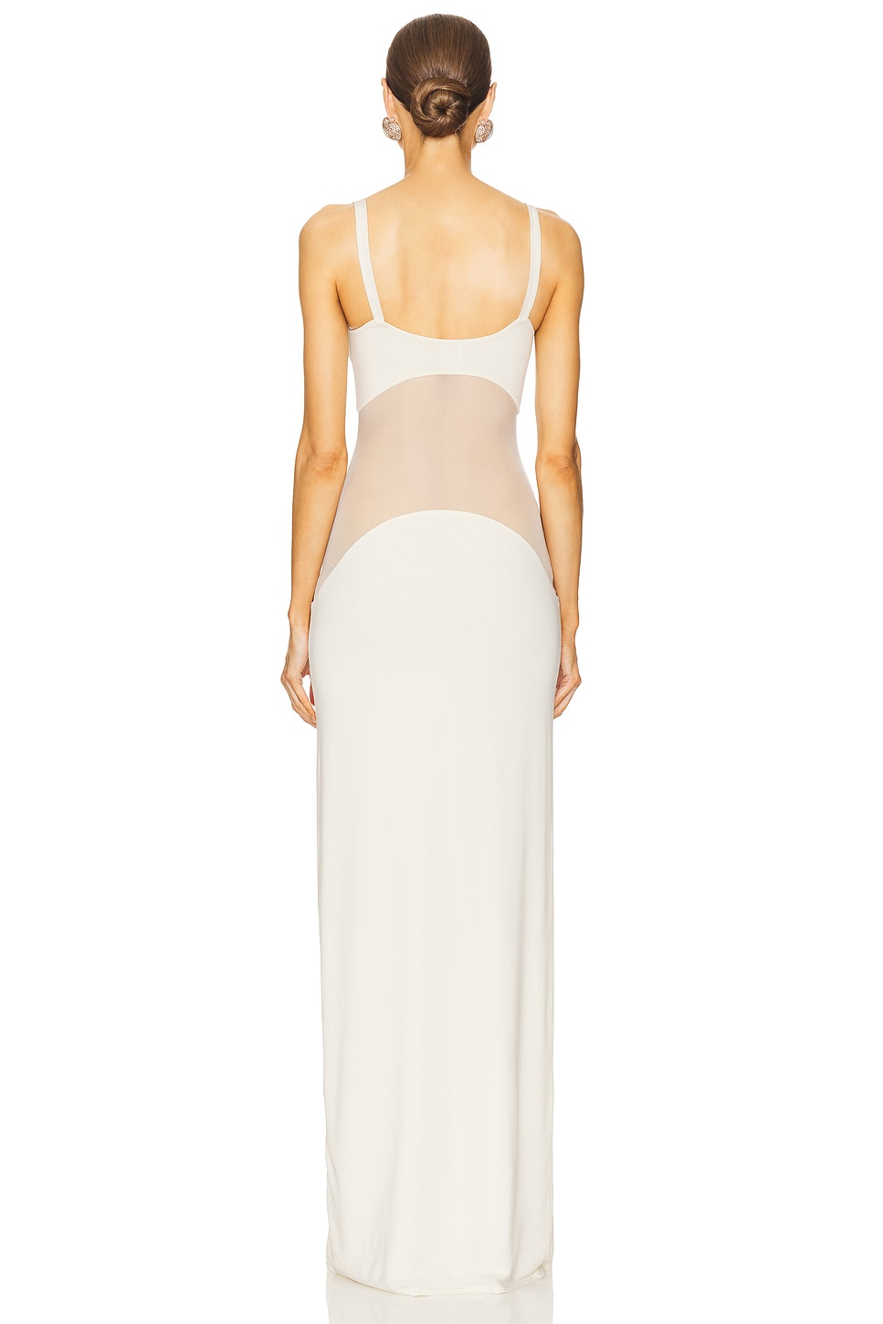 Sheer Knit Curve Maxi Dress