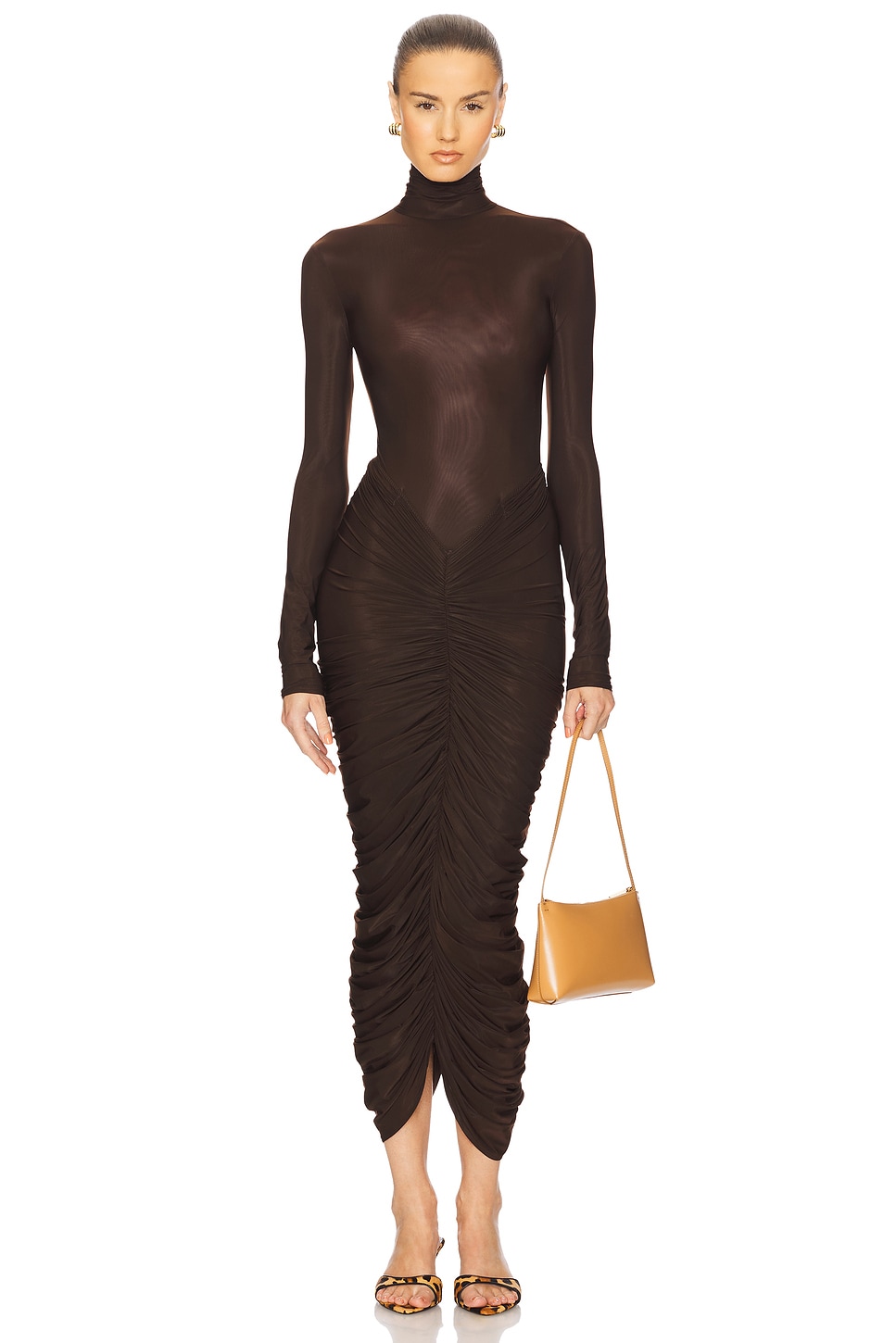 The Super Sheer Ruched Dress