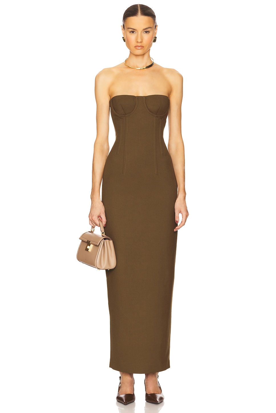 Helsa The Linear Suiting Dress
