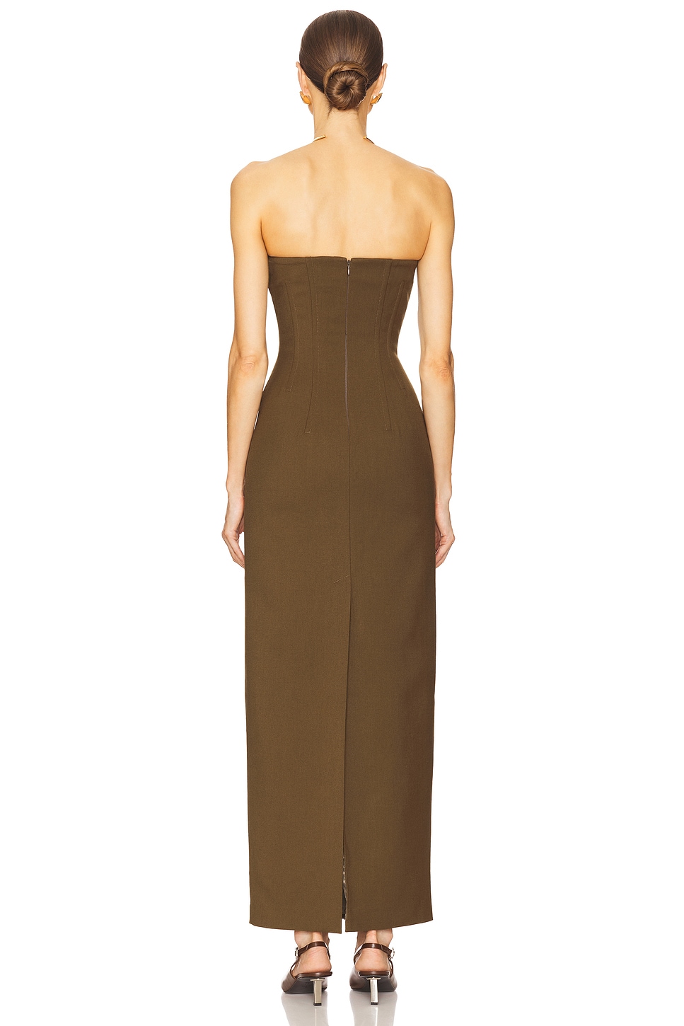Helsa The Linear Suiting Dress thumbnail