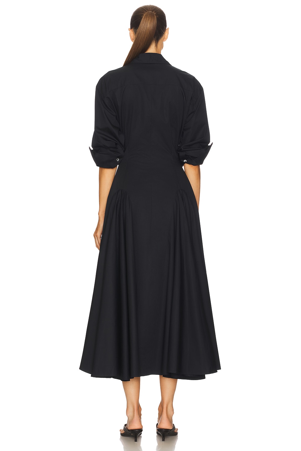 Godet Shirt Dress