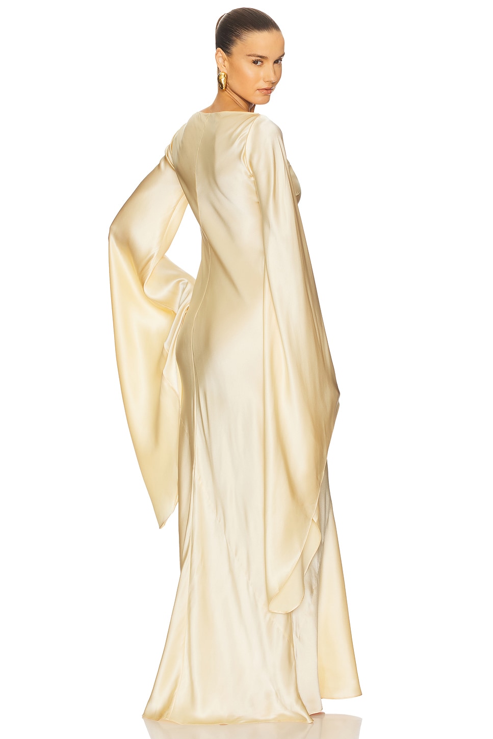 Helsa The Rosalind Dress in Silk Charmeuse