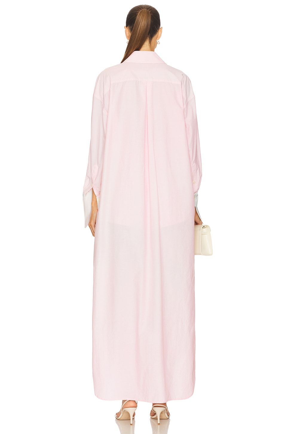 oversized poplin shirt dress Banana Republic Women's Cotton Poplin Trapeze Maxi Shirt Dress Grassy Fields Green Size S
