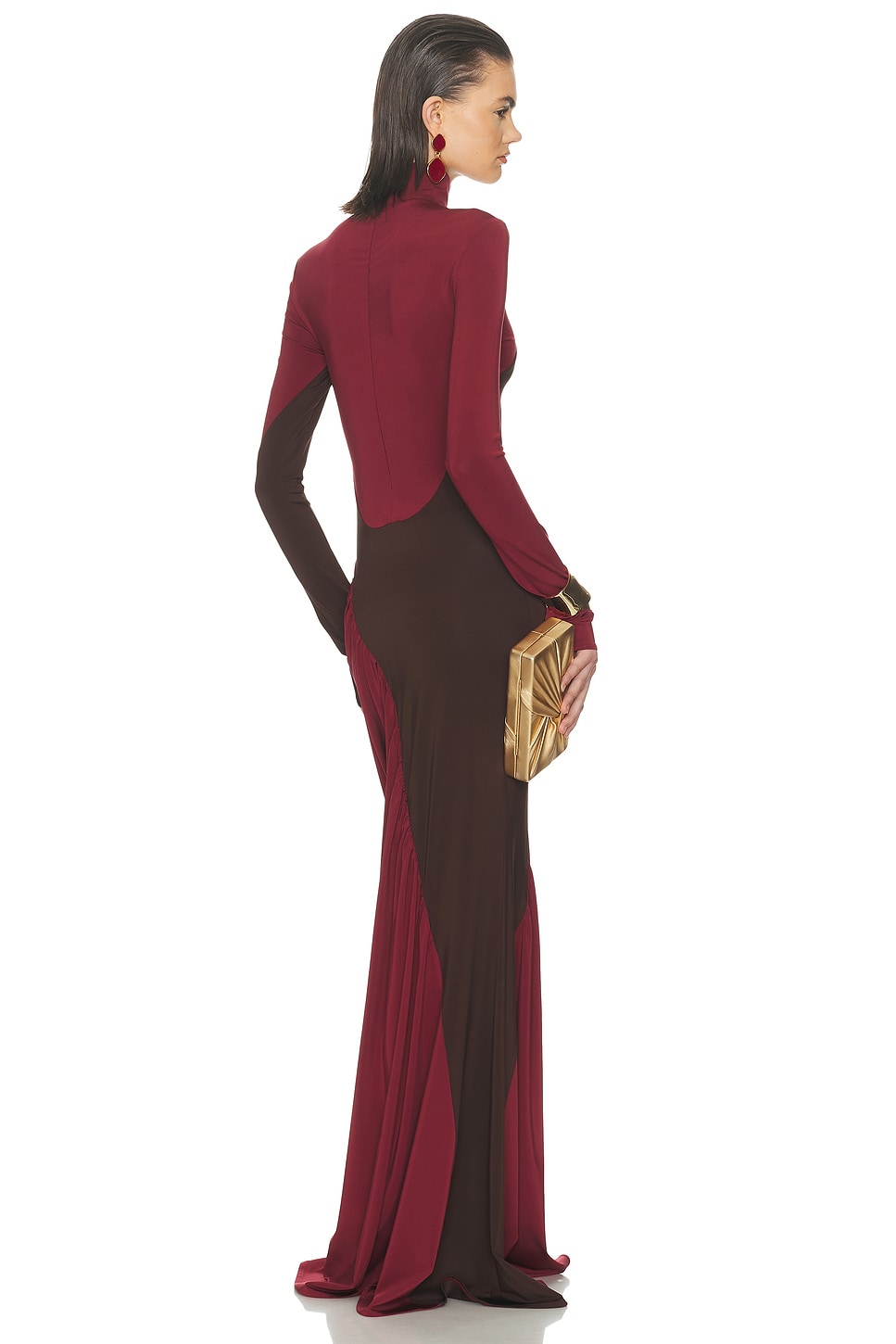 The Abstraction Color Blocked Jersey Dress