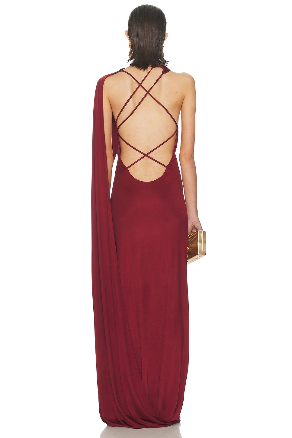 The Muse Cape Jersey Dress