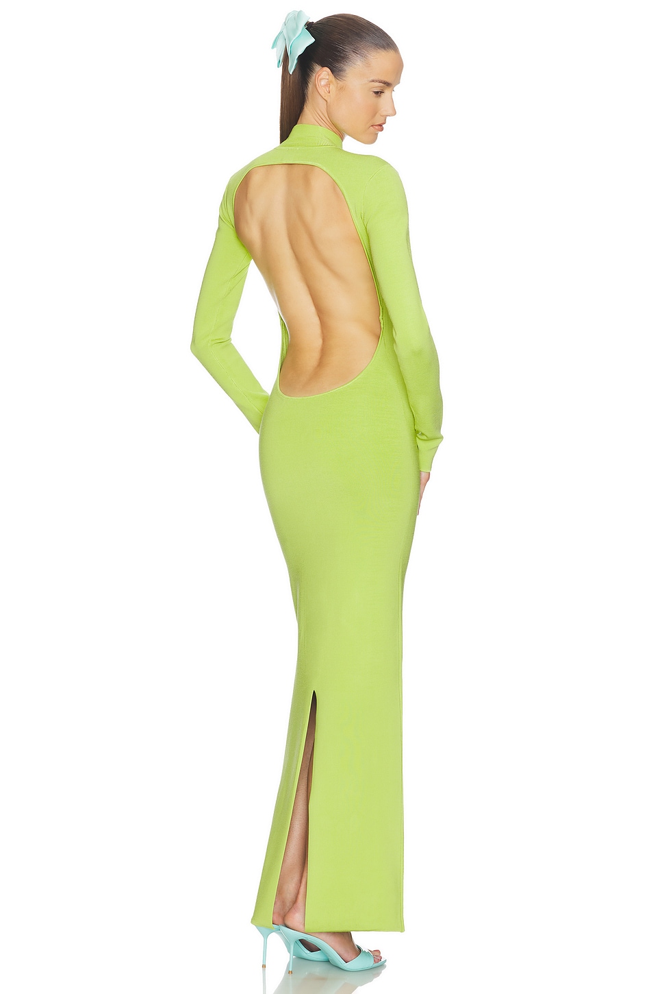 Helsa Chantria Open Back Dress in Lime | REVOLVE Helsa Chantria Open Back Dress in Lime | REVOLVE