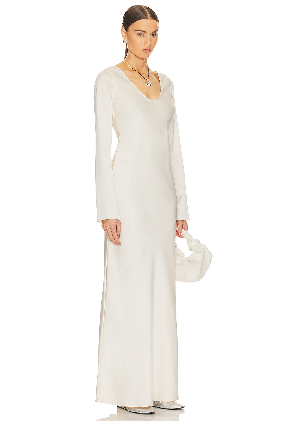 Helsa Angelica Backless Maxi Dress